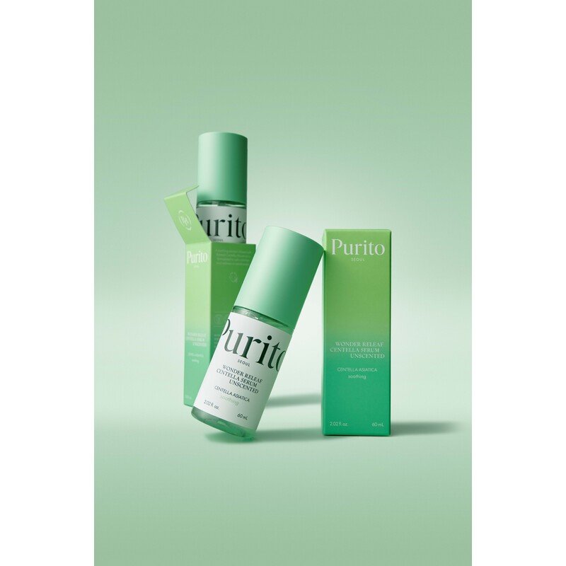 Purito Seoul Wonder Releaf Centella Serum Unscented – atkuriamasis serumas