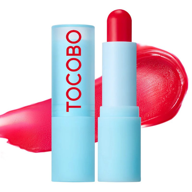 TOCOBO Glass Tinted Lip Balm 011 Flush Cherry – drėkinamasis lūpų balzamas