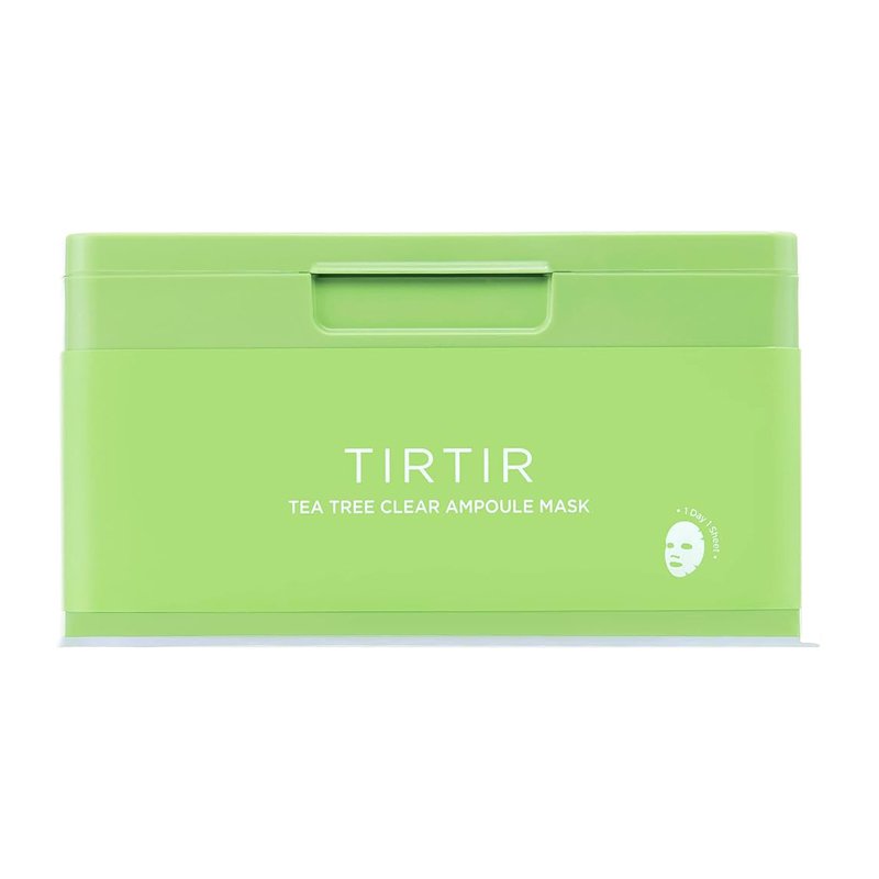 Tirtir Tea Tree Clear Ampoule Mask – raminamosios veido kaukės