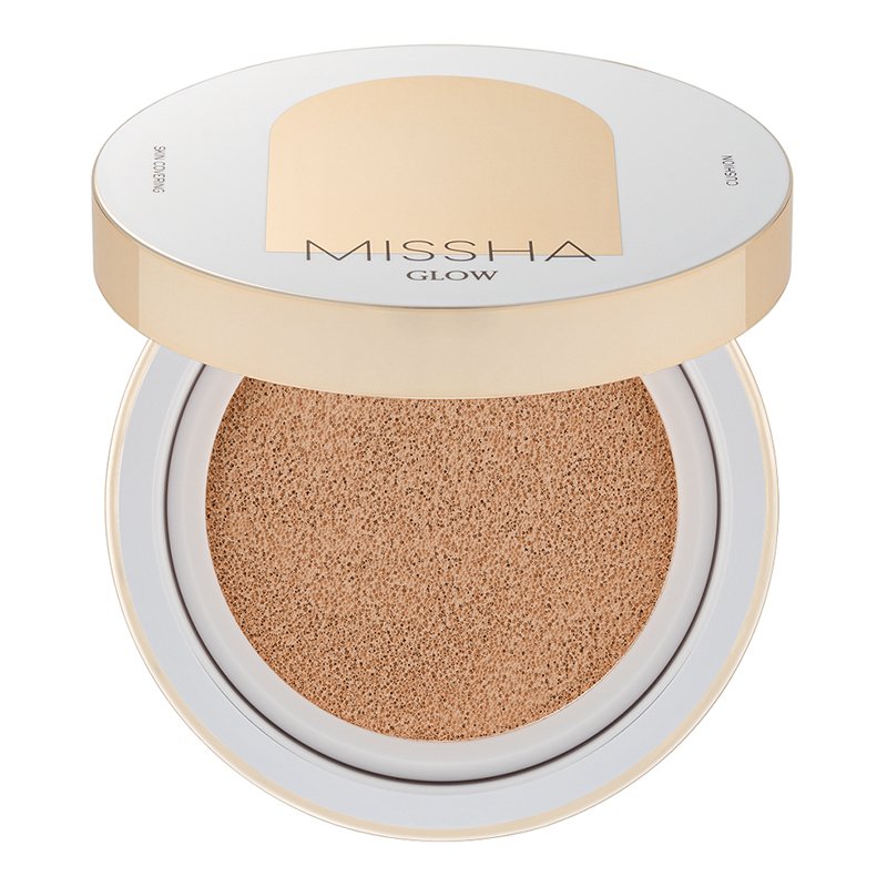 Missha Glow Cushion SPF40 PA++ 21Pinktone Fair – makiažo pagrindas