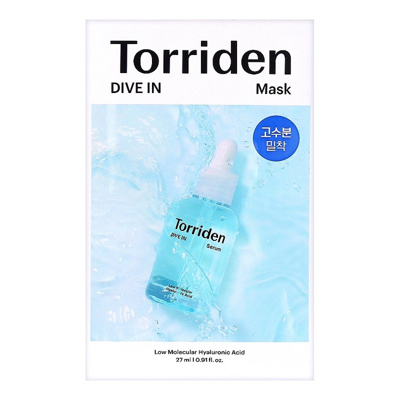 Torriden Dive-In Low Molecule Hyaluronic Acid Mask  – drėkinamoji veido kaukė