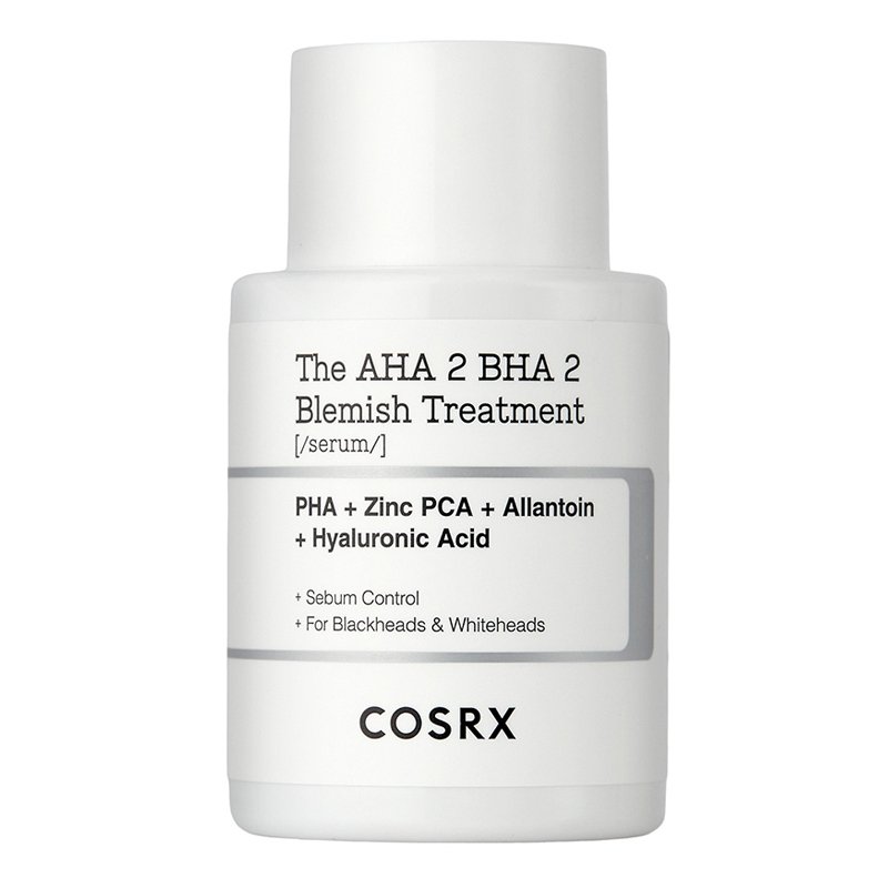 CosRX The AHA 2 BHA 2 Blemish Treatment Serum – serumas su AHA BHA PHA rūgštimis 