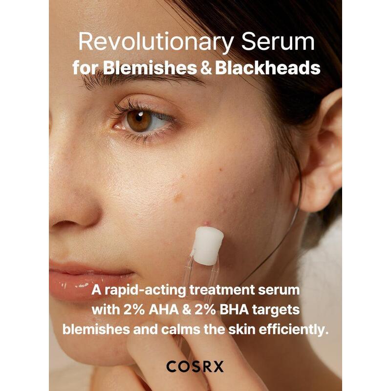 CosRX The AHA 2 BHA 2 Blemish Treatment Serum – serumas su AHA BHA PHA rūgštimis 