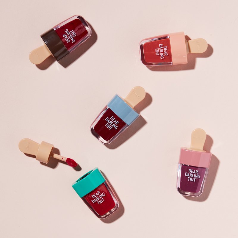 Etude Dear Darling Water Gel Tint OR205 Apricot Red– lūpų tint'as