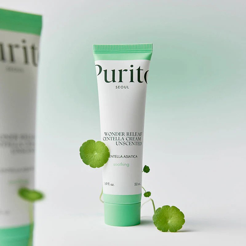 Purito Seoul Wonder Releaf Centella Cream Unscented – atkuriamasis kremas