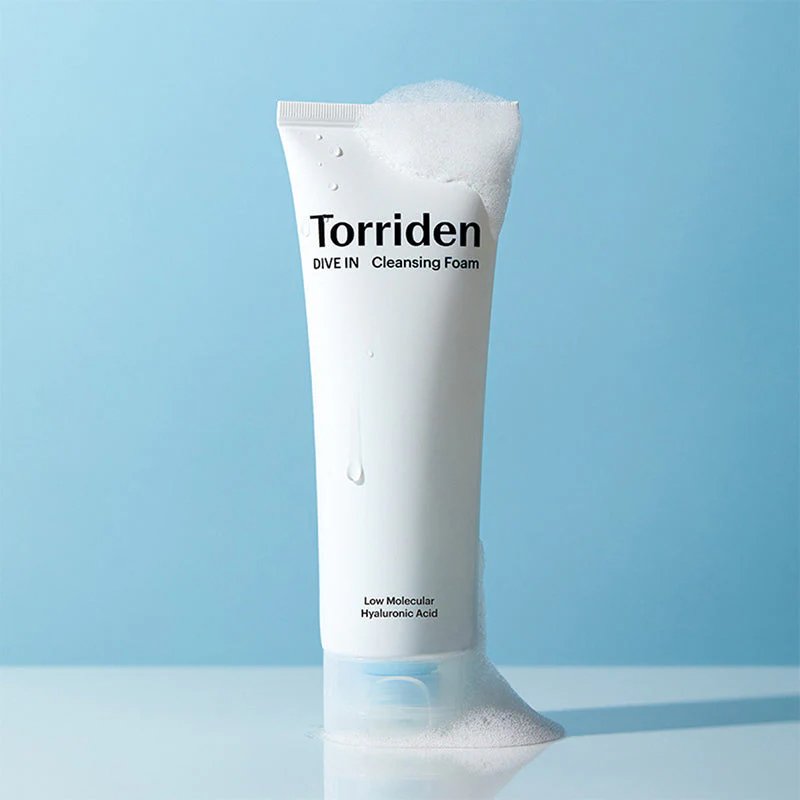 Torriden DIVE IN Low Molecular Hyaluronic Acid Cleansing Foam – valomosios veido putos