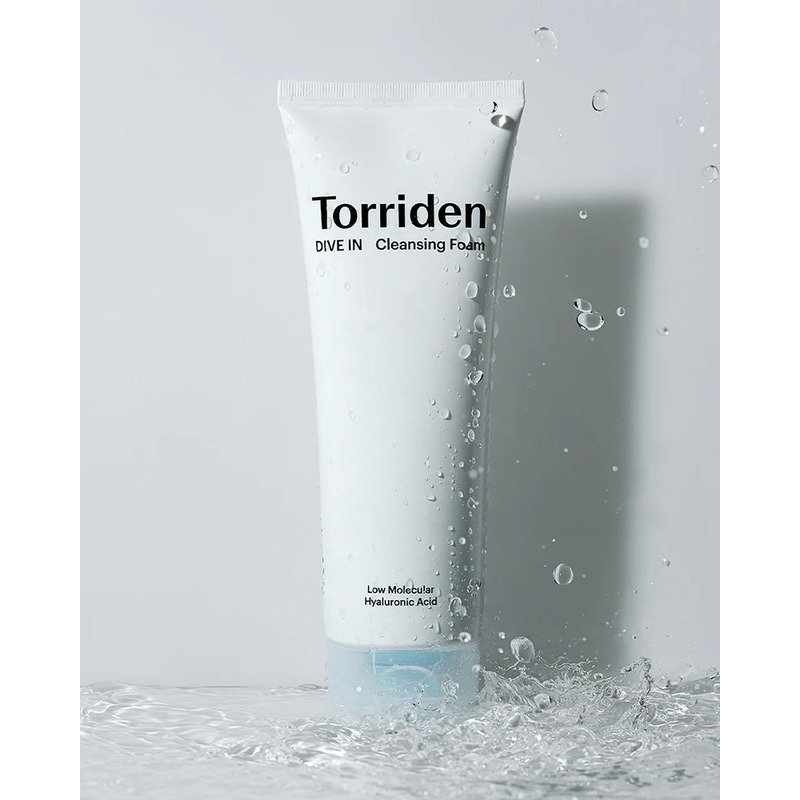 Torriden DIVE IN Low Molecular Hyaluronic Acid Cleansing Foam – valomosios veido putos