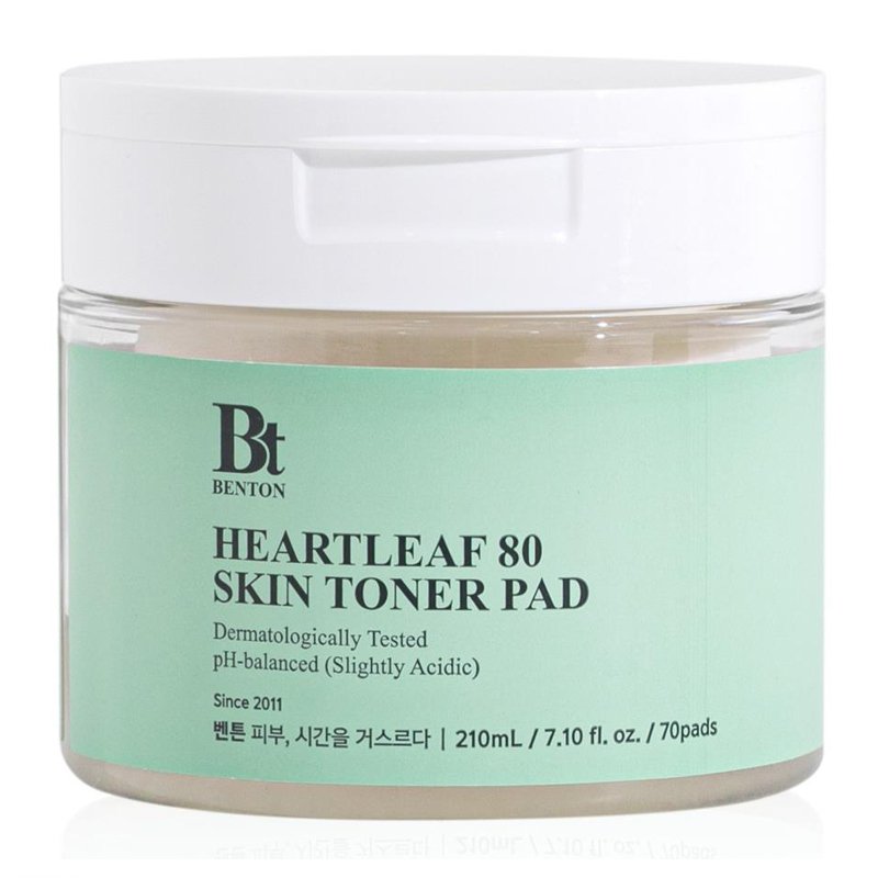 Benton Heartleaf 80 Skin Toner Pad – valomieji diskeliai su toniku