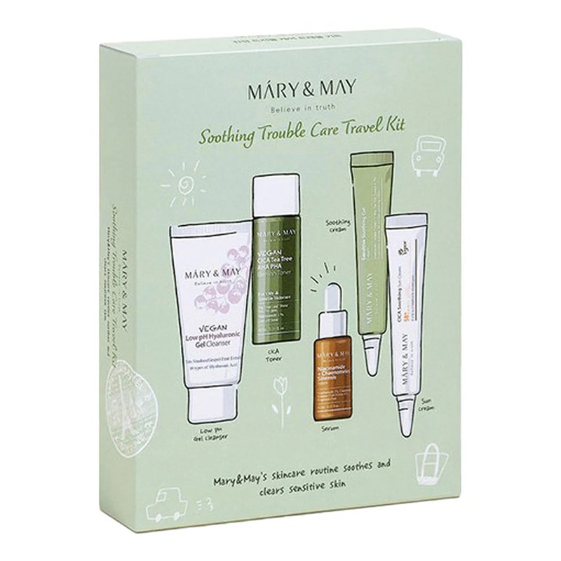 Mary & May Soothing Trouble Care Travel Kit – kelioninis mini kosmetikos rinkinys