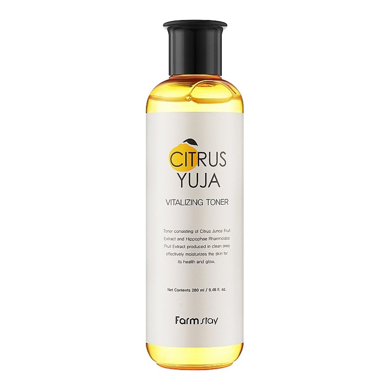 Farm Stay Citrus Yuja Vitalizing Toner – gyvybingumo suteikaintis veido tonikas