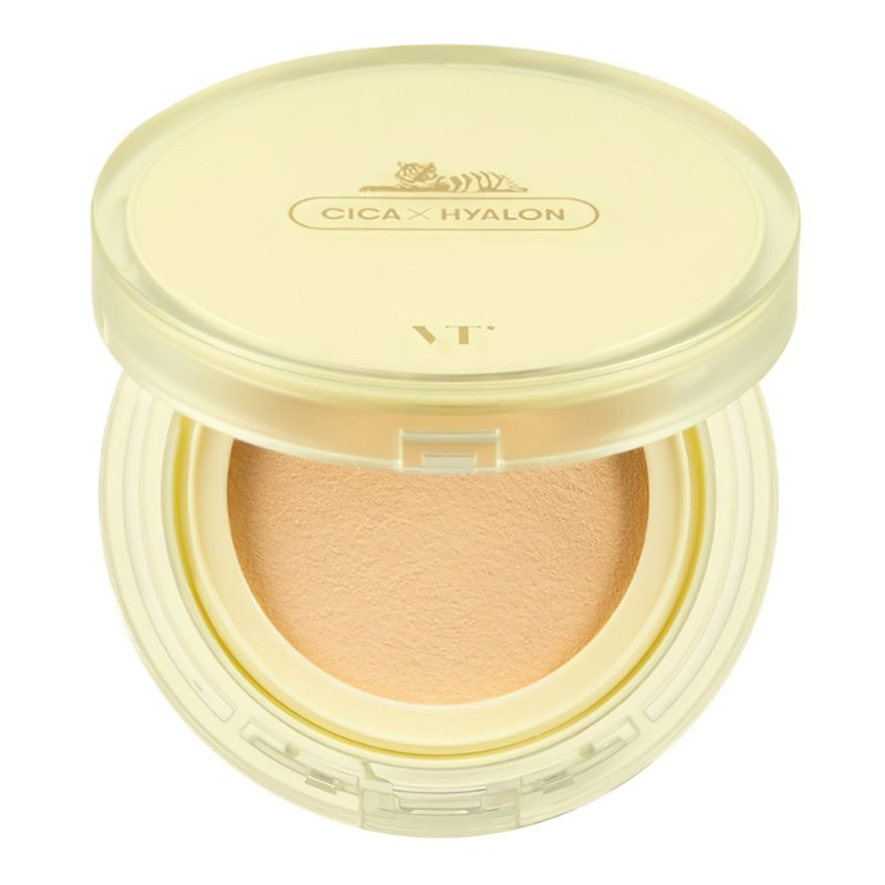 VT Cosmetics Cica Velvet Jelly Pact SPF36/PA++ 21 Light Beige – makiažo pagrindas