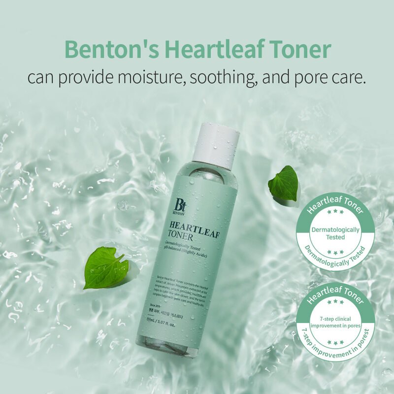 Benton Heartleaf Toner – veido tonikas