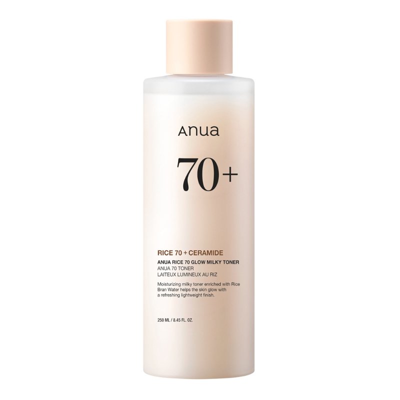 Anua Rice 70 Glow Milky Toner – drėkinamasis veido tonikas