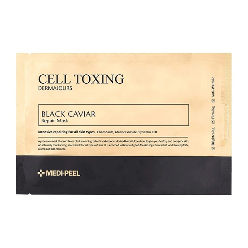 Medi-Peel Cell Toxing Dermajours Black Caviar Mask – jauninamoji veido kaukė