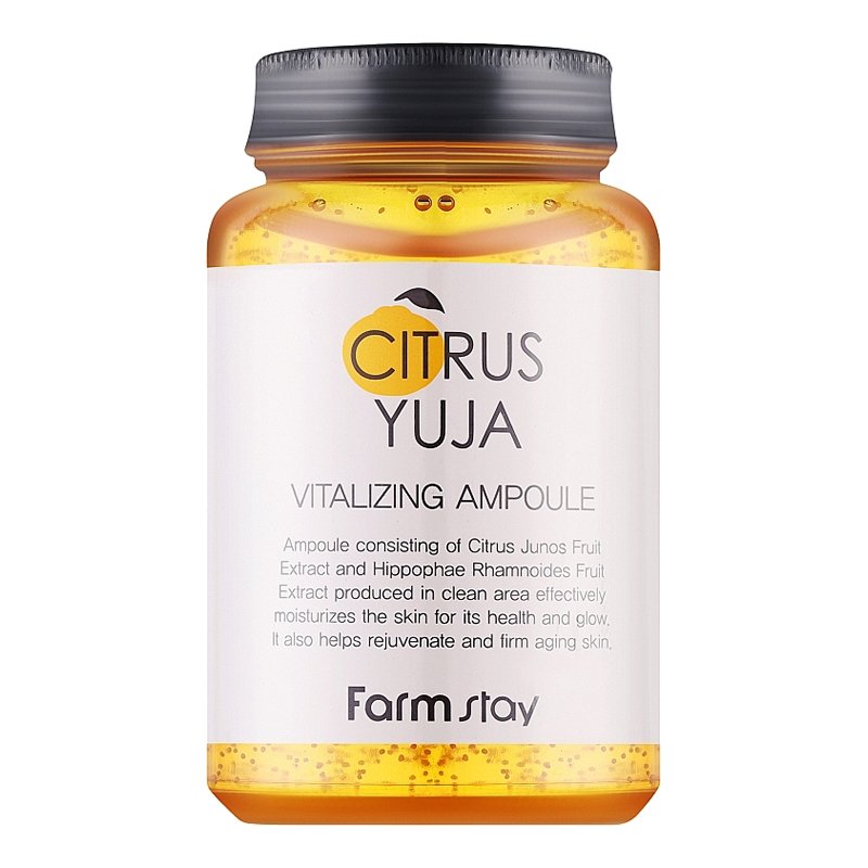 Farm Stay Citrus Yuja Vitalizing Ampule – gyvybingumo suteikianti ampulė