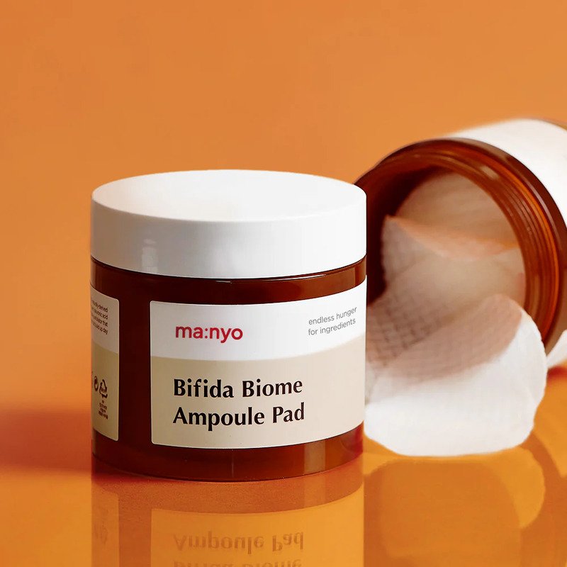 manyo Bifida Biome Ampoule Pad – šveičiamieji diskeliai