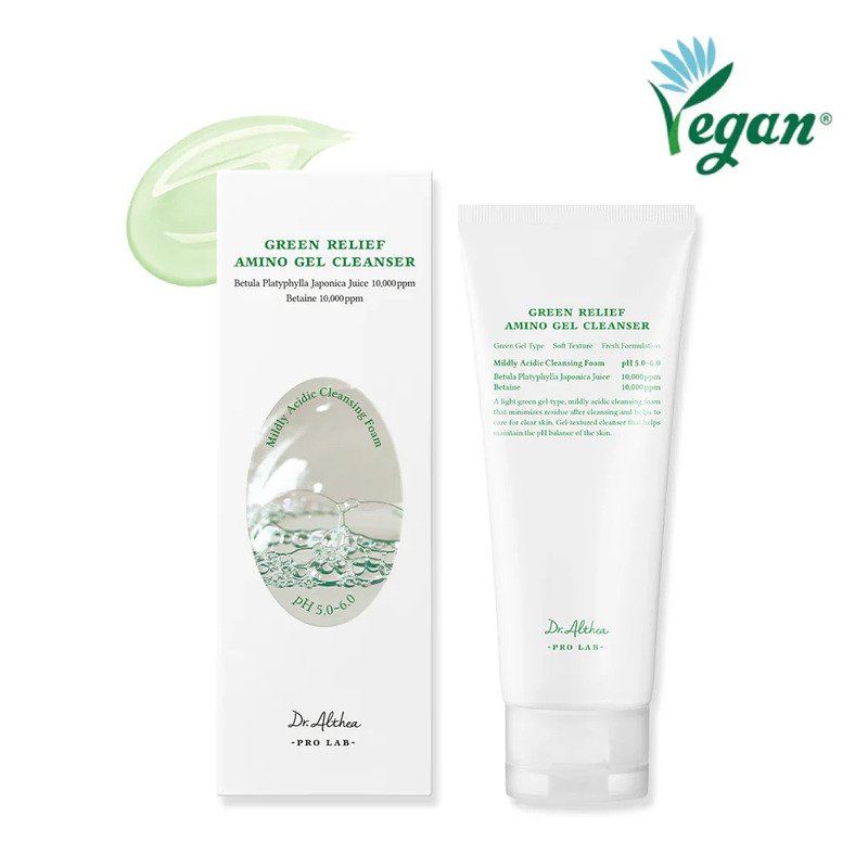 Dr. Althea Green Relief Amino Gel Cleanser – gelinis veido prausiklis