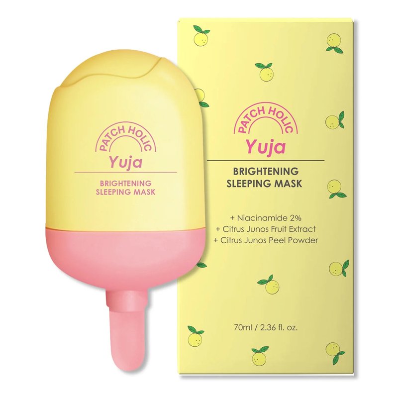 Patch Holic Yuja Brightening Sleeping Mask – šviesinamoji naktinė kaukė