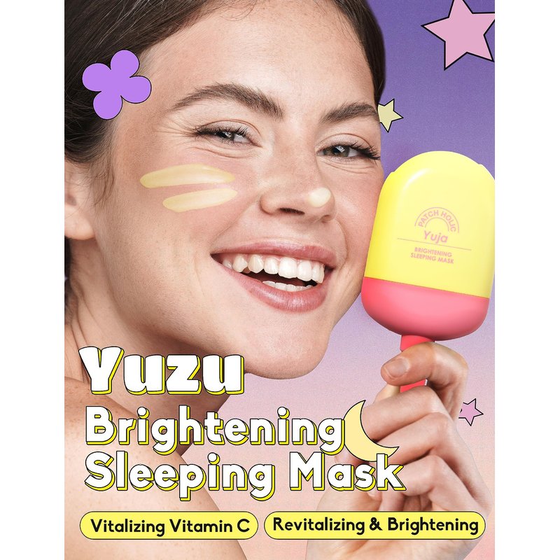 Patch Holic Yuja Brightening Sleeping Mask – šviesinamoji naktinė kaukė