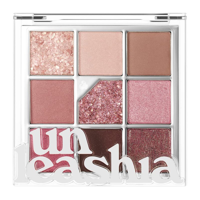 unleashia Glitterpedia Eye Palette 05 All of Dusty Rose – šešėlių paletė