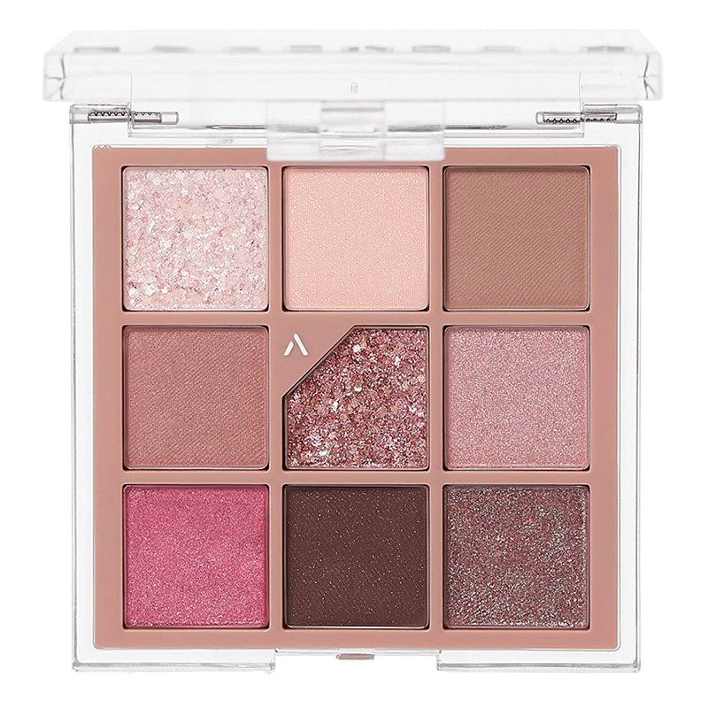 unleashia Glitterpedia Eye Palette 05 All of Dusty Rose – šešėlių paletė