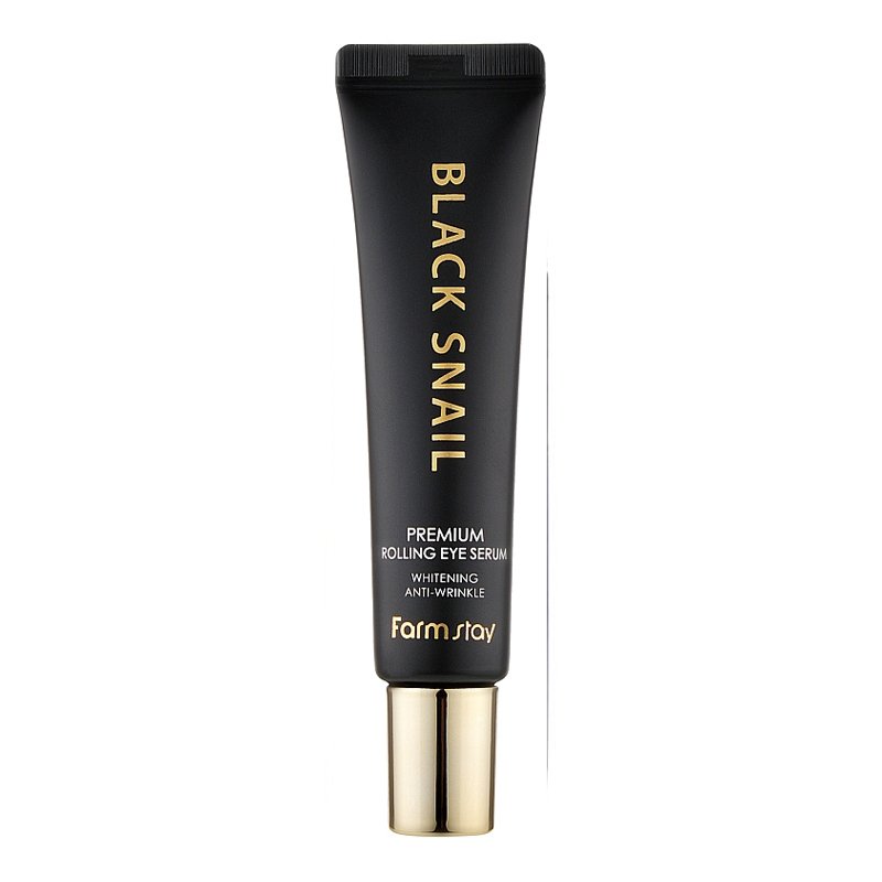 Farm Stay Black Snail Premium Rolling Eye Serum – paakių serumas su sraigių sekrtetu