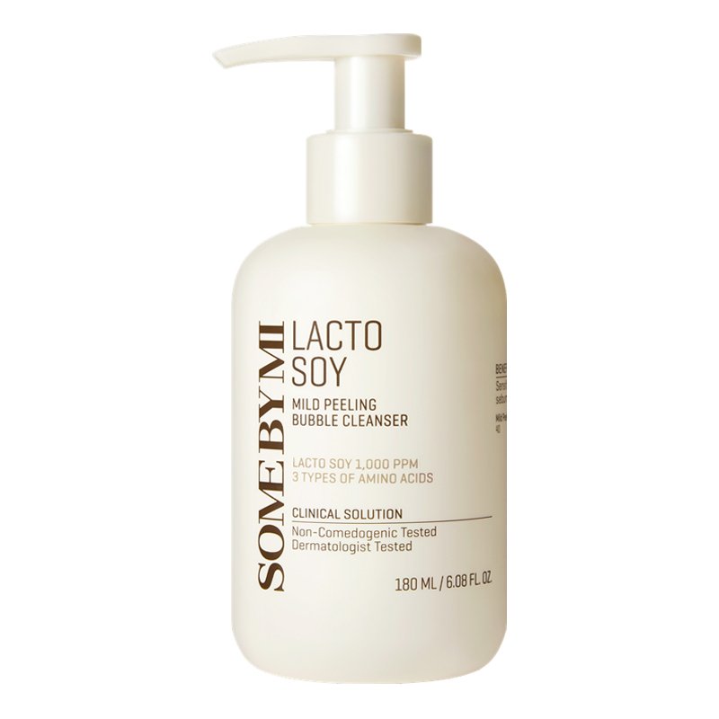 Some by Mi Lacto Soy Lactosoy Mild Bubble Peeling Cleanser – valomosios veido putos