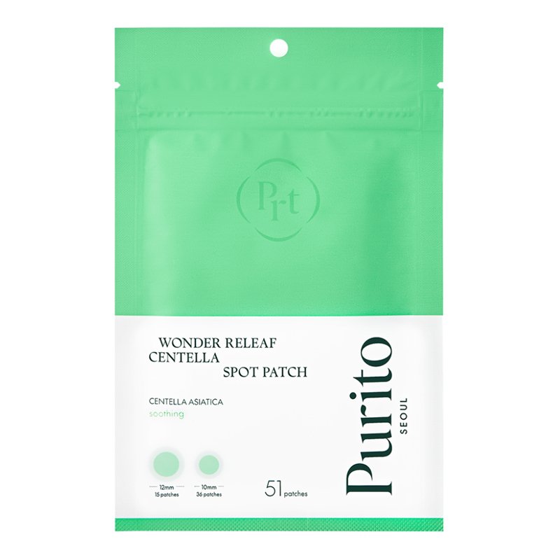 Purito Seoul Wonder Releaf Centella Spot Patch – spuogų pleistrai