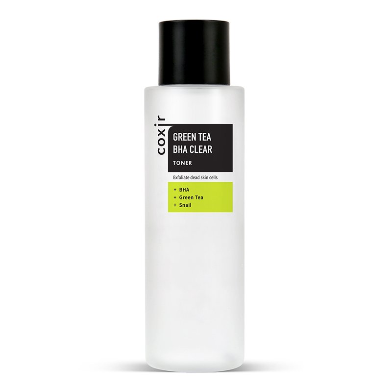 Coxir Green Tea BHA Clear Toner – šviečiamasis tonikas