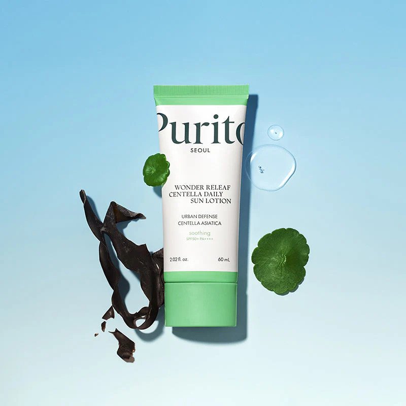 Purito Seoul Wonder Releaf Centella Daily Sun Lotion SPF50+ PA++++ – apsauginis losjonas nuo saulės