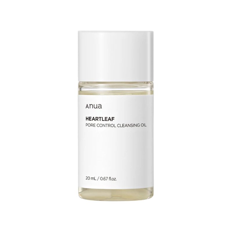 Anua Heartleaf Pore Control Cleansing Oil Mini – valomasis veido aliejus mini, 20 ml.