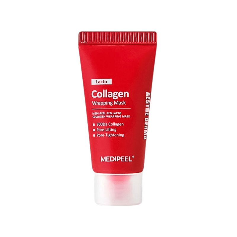 Medi-Peel Red Lacto Collagen Wrapping Mask – stangrinamoji veido kaukė, 10 ml.