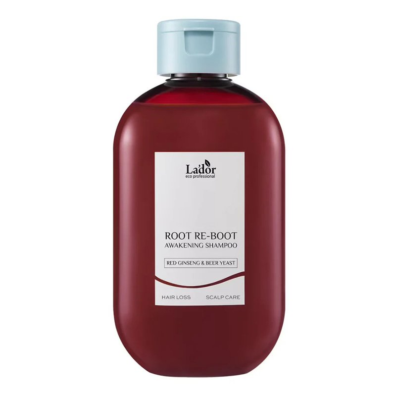 Lador Root Re-Boot Awakening Shampoo Red Ginseng & Beer Yeast – plaukų šampūnas