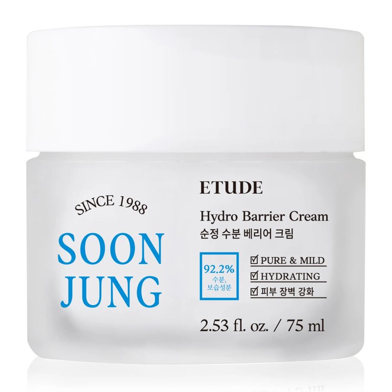 Etude Soon Jung Hydro Barrier Cream – drėkinamasis kremas 