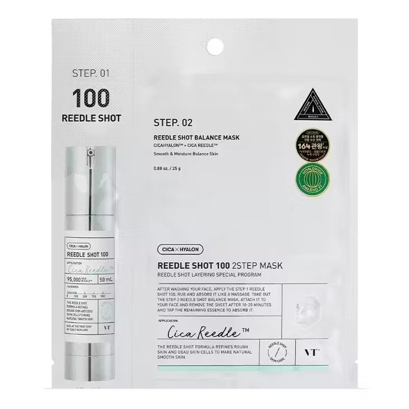 VT Cosmetics Reedle Shot 100 2 Step Mask – veido kaukė