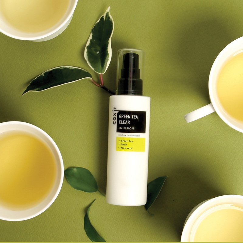 Coxir Green Tea Clear Emulsion – drėkinamoji emulsija