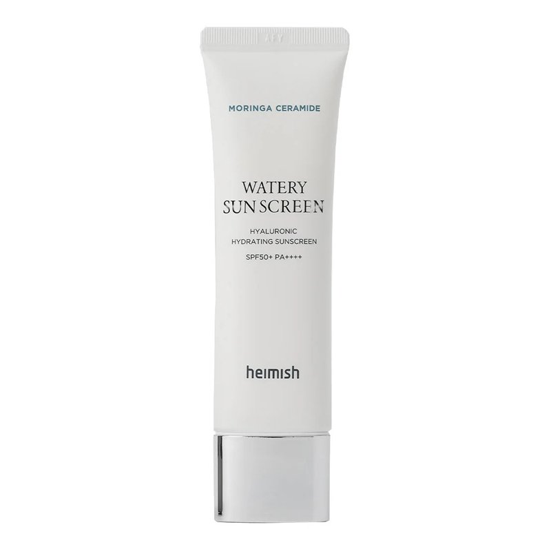 heimish Moringa Ceramide Hyaluronic Hydrating Watery Sunscreen SPF50 PA++++ – drėkinamasis apsauginis kremas nuo saulės