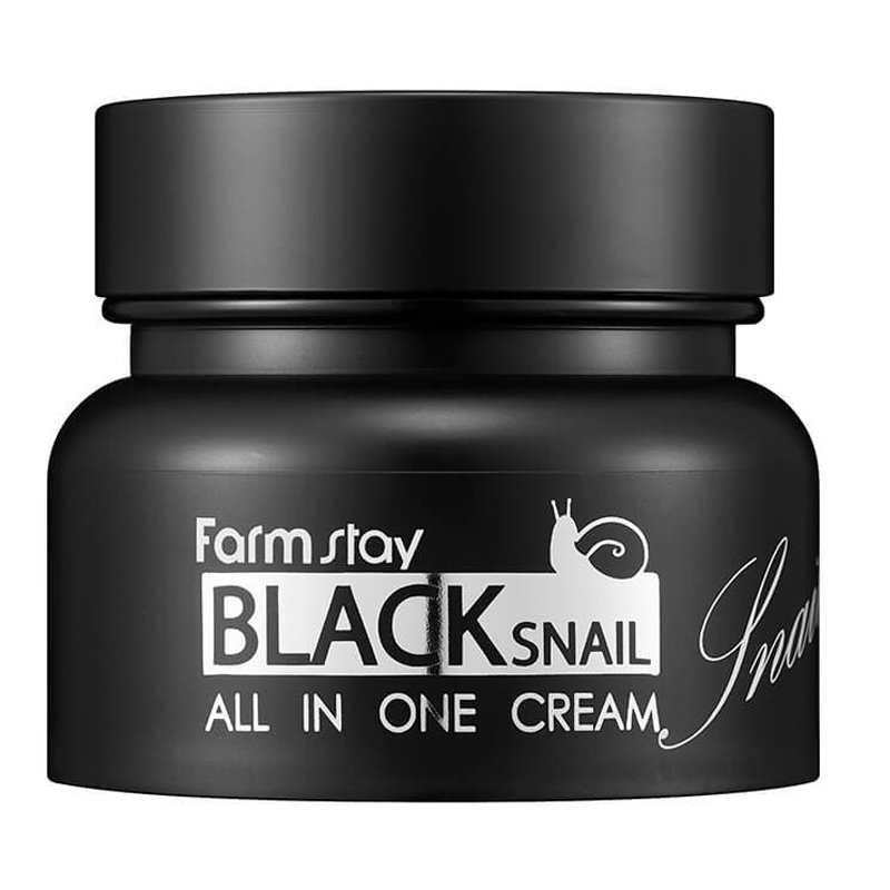 Farmstay Black Snail All In One Cream – veido kremas su sraigių sekretu