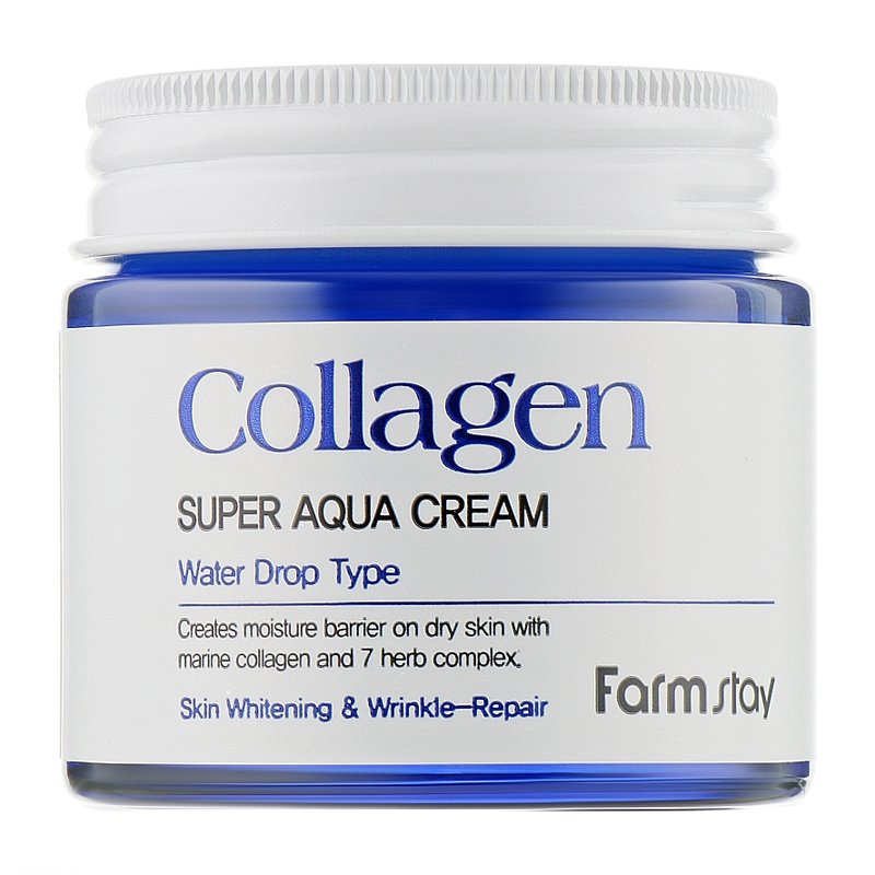 Farmstay Collagen Super Aqua Cream – drėkinamasis gelio kremas