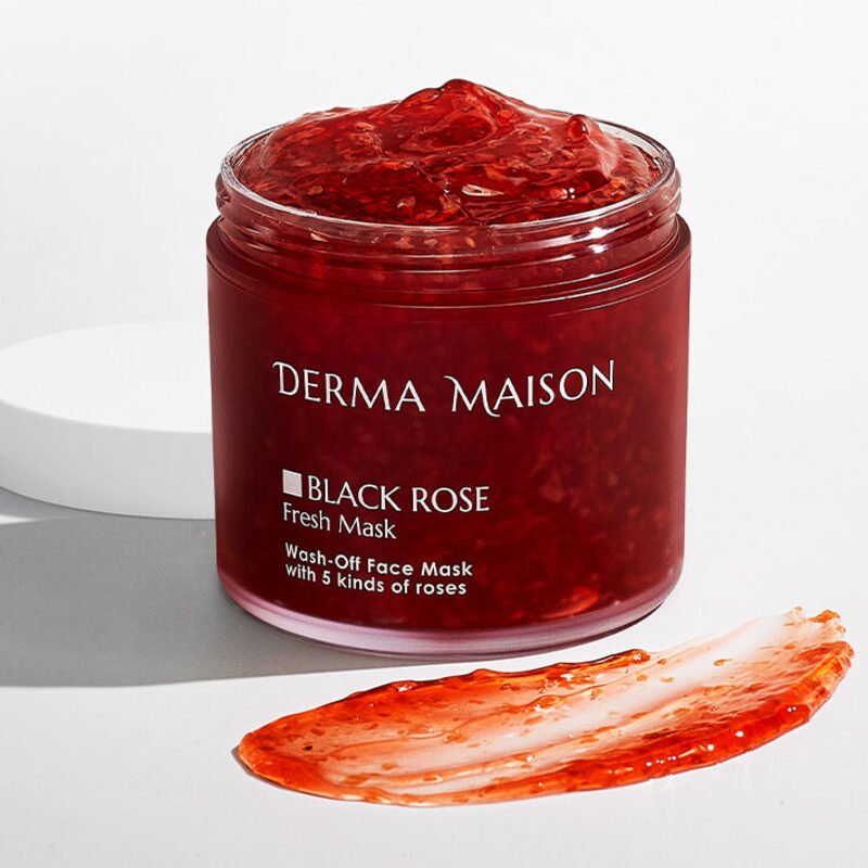 Derma Maison Black Rose Fresh Mask – veido kaukė su rožių ekstraktais