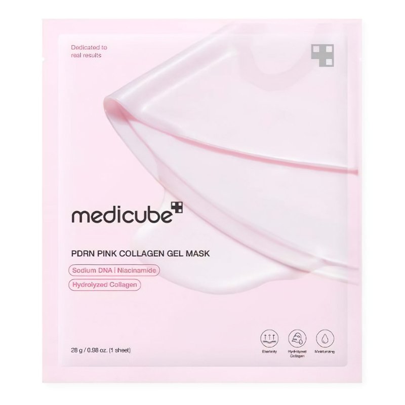 medicube PDRN Pink Collagen Gel Mask Sheet – stangrinamoji veido kaukė