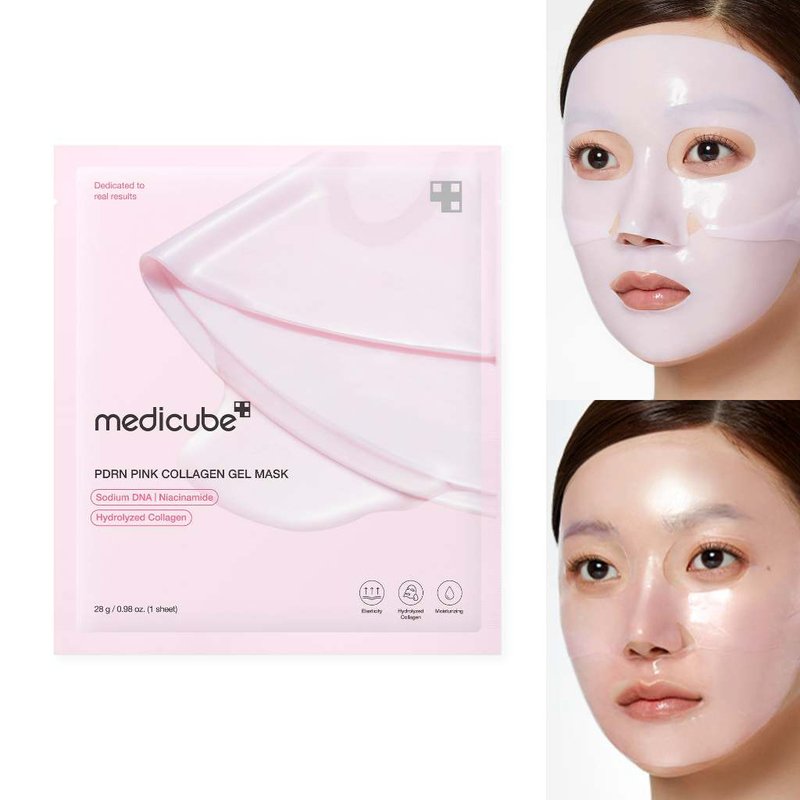 medicube PDRN Pink Collagen Gel Mask Sheet – stangrinamoji veido kaukė