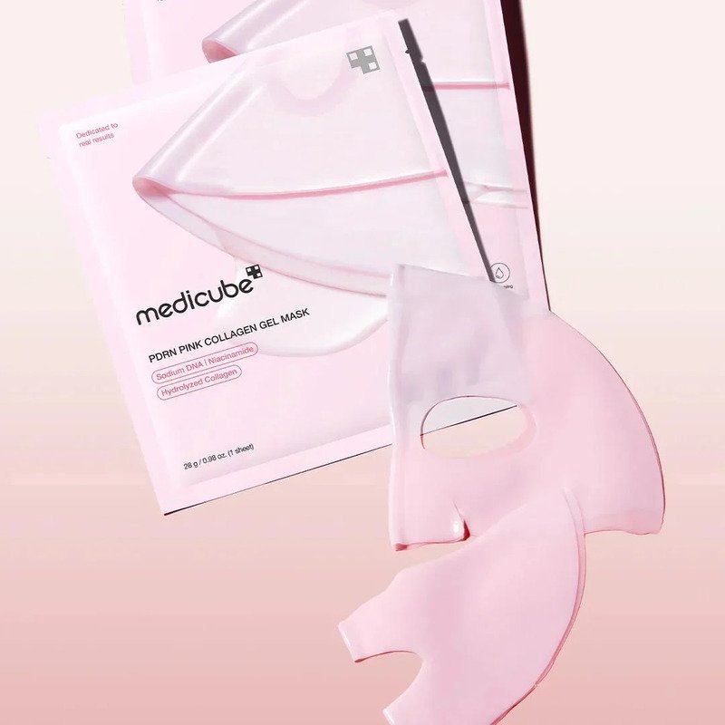 medicube PDRN Pink Collagen Gel Mask Sheet – stangrinamoji veido kaukė