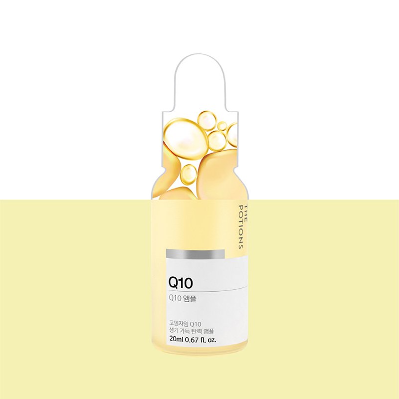 The Potions The Potions Q10 Ampoule – šviesinamoji ampulė