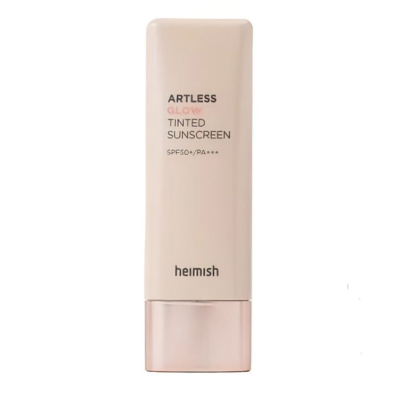 heimish Artless Glow Tinted Sunscreen SPF 50+ PA+++ – tonuojantis apsauginis kremas nuo saulės