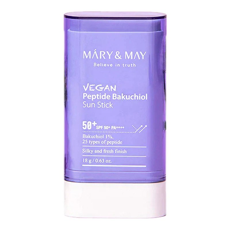 Mary May Vegan Peptide Bakuchiol Sun Stick SPF50+ PA++++ – apsauginis pieštukas nuo saulės