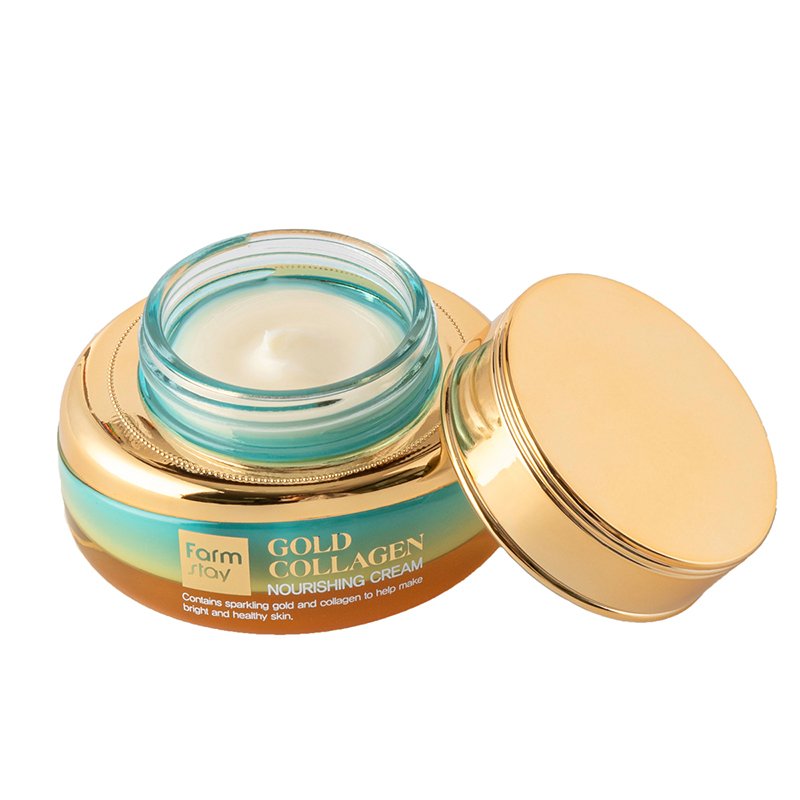 Farm Stay Gold Collagen Nourishing Cream – maitinamasis veido kremas