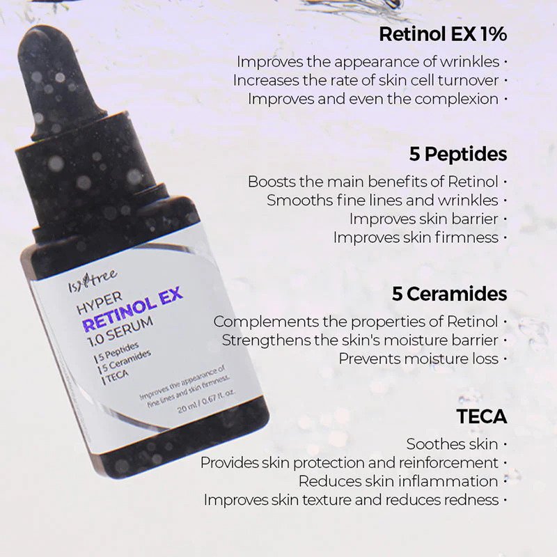 Isntree Hyper Retinol EX 1.0 Serum – serumas su retinoliu