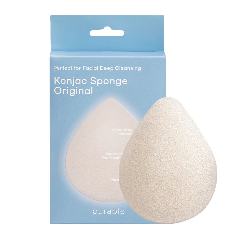 purable Konjac Sponge Original – konjako kempinėlė veidui prausti