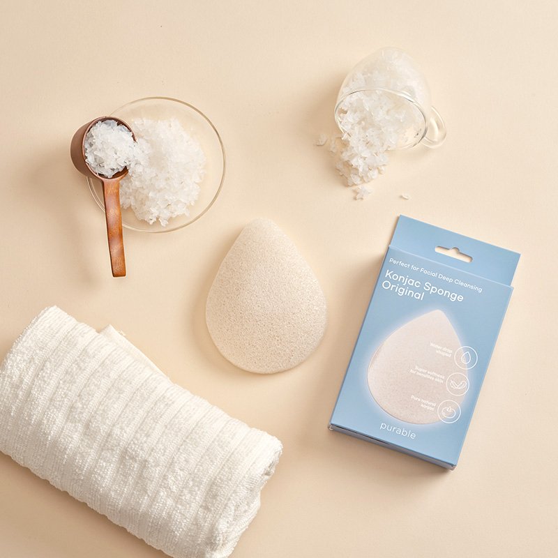 purable Konjac Sponge Original – konjako kempinėlė veidui prausti